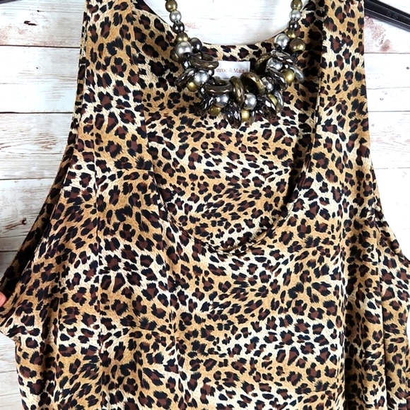 Monroe and Main, Women's Animal prnt dress, high waist bodice, box pleat… - Picture 3 of 7